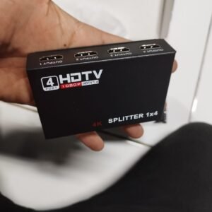 pcmc0034 splitter spliter pencabang cabang hdtv hdmi 1x4 4w 4way 4channel 4 way channel 1x4 4x1 plus adaptor adapter