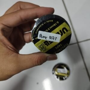 pcmc0071 1pc isolasi unibel pvc insulation tape listrik hitam kecil