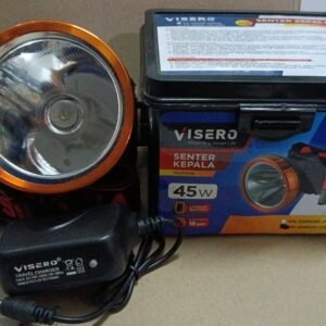 7129 senter kepala visero cash cas rechargeable vhl-5245awc putih 45w