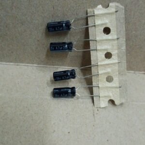 7040 kapasitor elco 4.7uf 4,7uf 4.7 4,7 uf 4u7 25 nichicon jepang