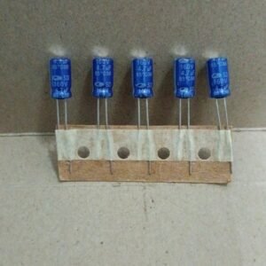 7041 kapasitor elco 4.7uf 4,7uf 4.7 4,7 uf 4u7 100v samwha jepang