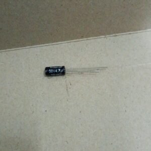 7055 kapasitor elco 4.7uf 4,7uf 4.7 4,7 uf 50v nonpolar np rubycon