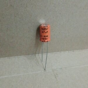 7065 kapasitor elco 47mf 47 mf 160v gxe 125derajat 125 derajat