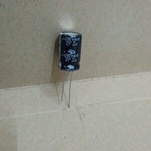 7067 kapasitor elco 47uf 47 uf 160v 160volt 160 volt junyao korea