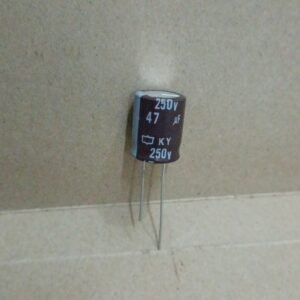 7068 capacitor elco 47uf 47 uf 250v 250volt 250 volt nippon
