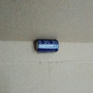 7073 kapasitor elco 47uf 47 uf 160v 160volt 160 volt antel