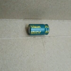 7074 kapasitor elco 47uf 47 uf 160v 160volt 160 volt pchicon korea