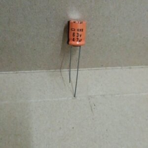 7077 capacitor elco 47uf 47 uf 63v gxe 125derajat 125 derajat