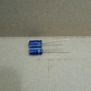 7081 kapasitor elco 47mf 47 mf 50v 50volt 50 volt panasonic