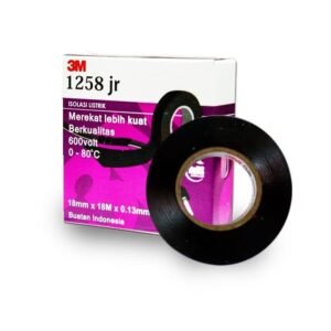 7109 lakban isolatip isolasi listrik 3m 1258jr 1258 jr 3m hitam