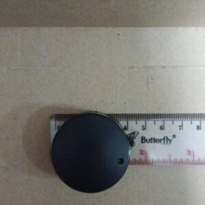 7113 knop knob kop tutup potensio plastik 4cm 4 cm 40mm 40 mm hitam
