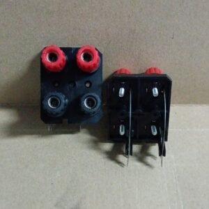 9766 binding posh box amplifier ampli hk kaki cakar pcb merah hitam 2x2 4p 4pin 2channel 2 channel