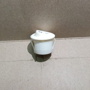 6990 saklar sakelar switch swit on off bulat 2p 2pin 2 kaki 2 pin kaki putih
