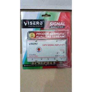 7008 penguat sinyal splitter catv signal amplifier visero 4output 40db 4w