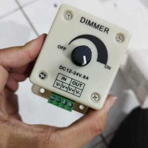 pcmc0008 zhonga dimmer lampu LED brightness controller pengatur terang gelap dc 12v 12volt 12 volt sampai 24v 24volt 24 volt 8a 8ampere 8 amperepwm