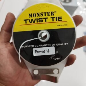 pcmc0016 monster twist tie ti magic ties talipengikat tanaman kabel plus cutter 100m 100meter  100 meter
