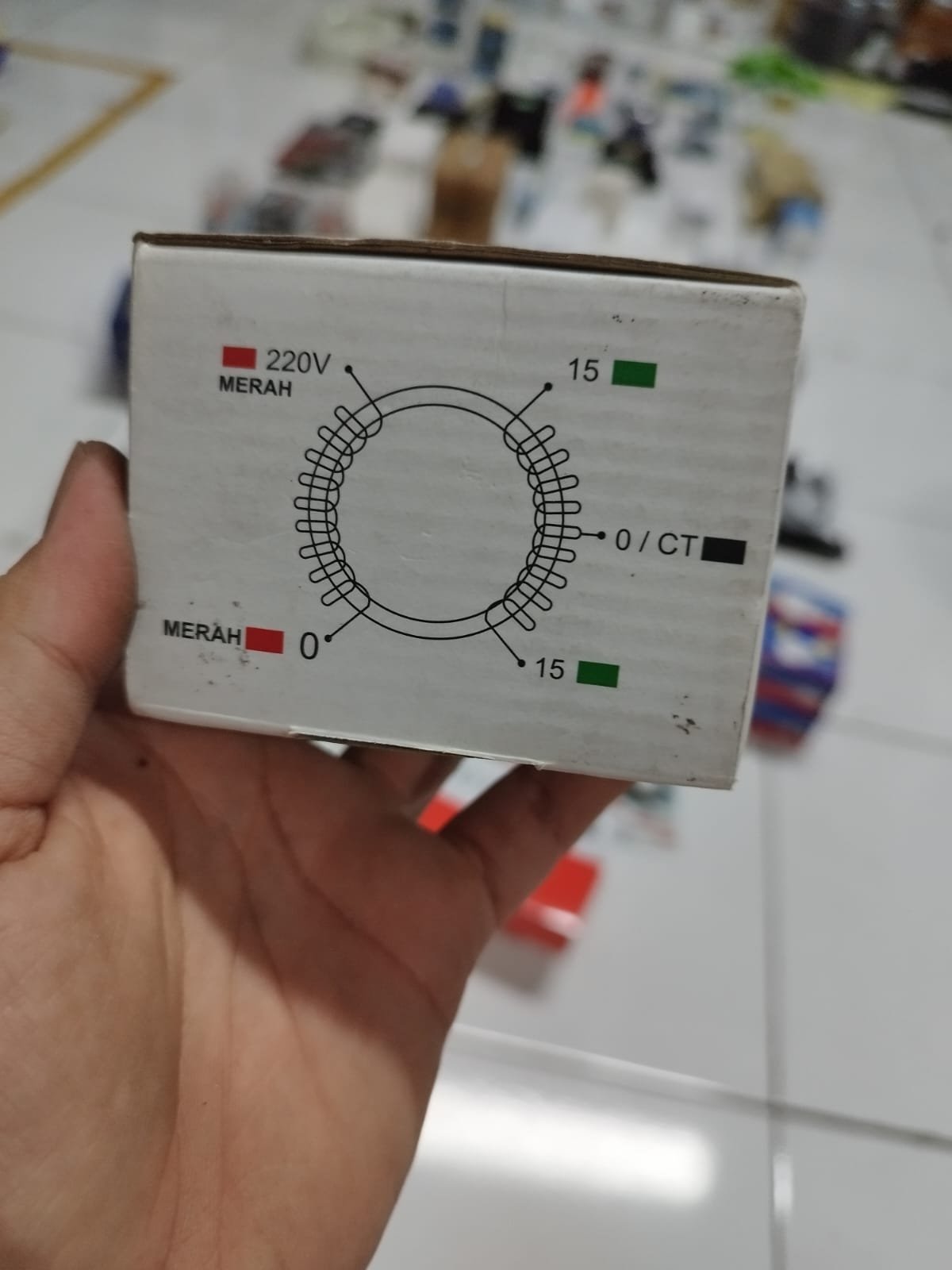 pcmc0032 travo travo donat toroid toroidal toroit pre amp echo bgr bogor balckgate black gate 15v 15volt 15 volt ct 1.5a 1a 1.5ampere 1ampere 1 1.5 ampere bell bombardier - Gambar 2