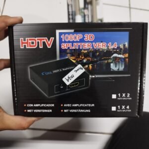 pcmc0034 splitter spliter pencabang cabang hdtv hdmi 1x4 4w 4way 4channel 4way channel 1x4 4x1 plus adaptor adapter