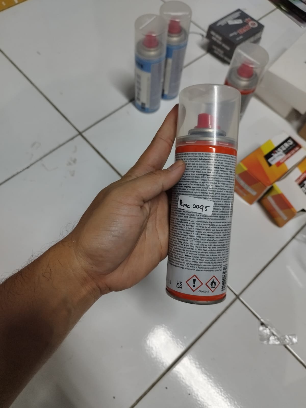 pcmc0045 contact kontak cleaner ciliner kliner perfect orange merah setera philips orange penghilang karat kerak elektronik pembersih potensio potensiometer dll - Gambar 2