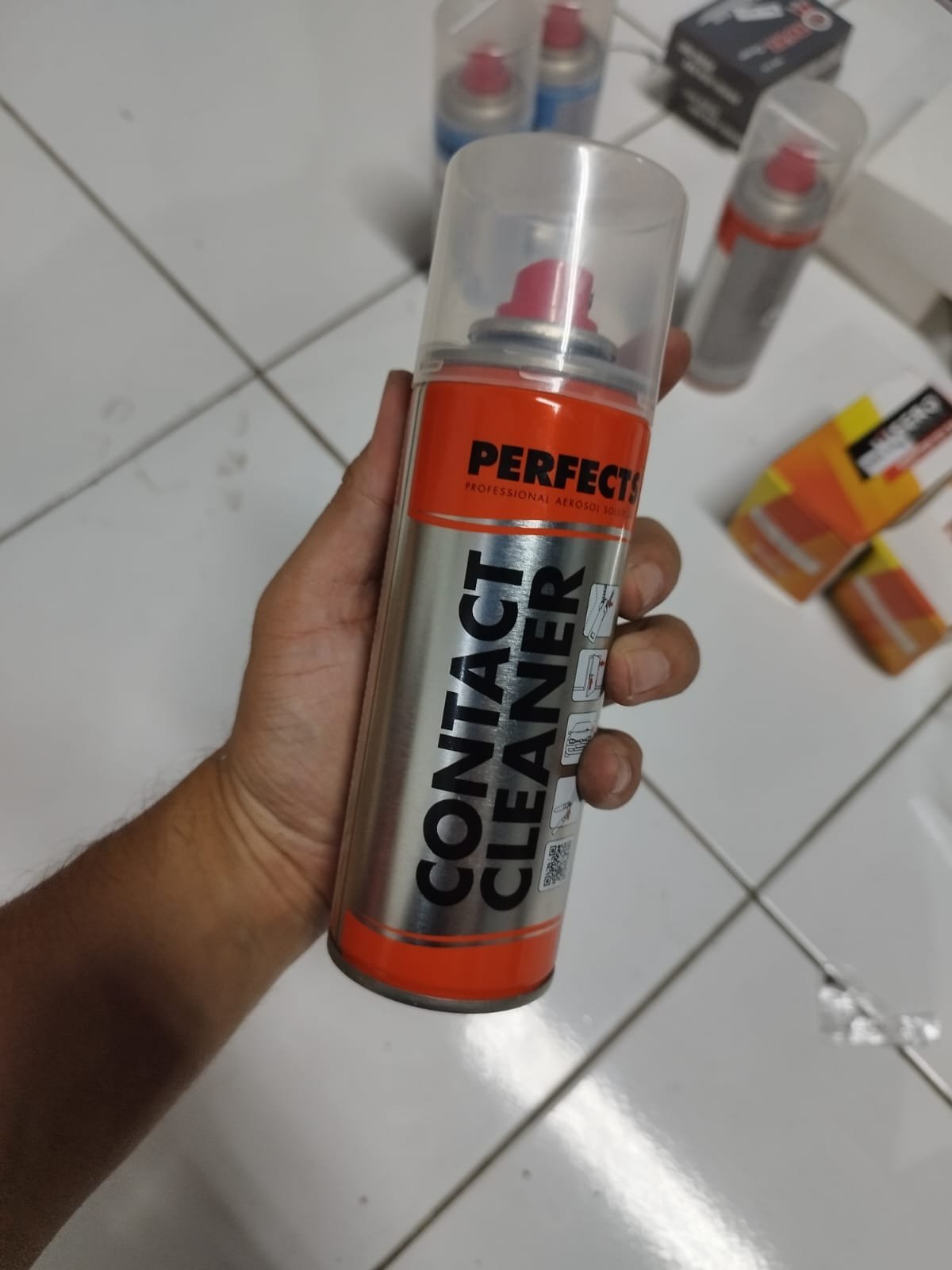 pcmc0045 contact kontak cleaner ciliner kliner perfect orange merah setera philips orange penghilang karat kerak elektronik pembersih potensio potensiometer dll