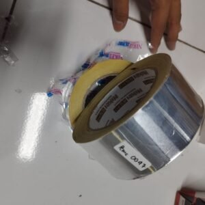 pcmc0047 lakban aluminium almunium foil duct tape tip nikei 2inch 2 inch tahan panas