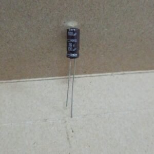 6471 kapasitor elco 100uf 100 uf 16v 16volt 16 volt nippon chemicon